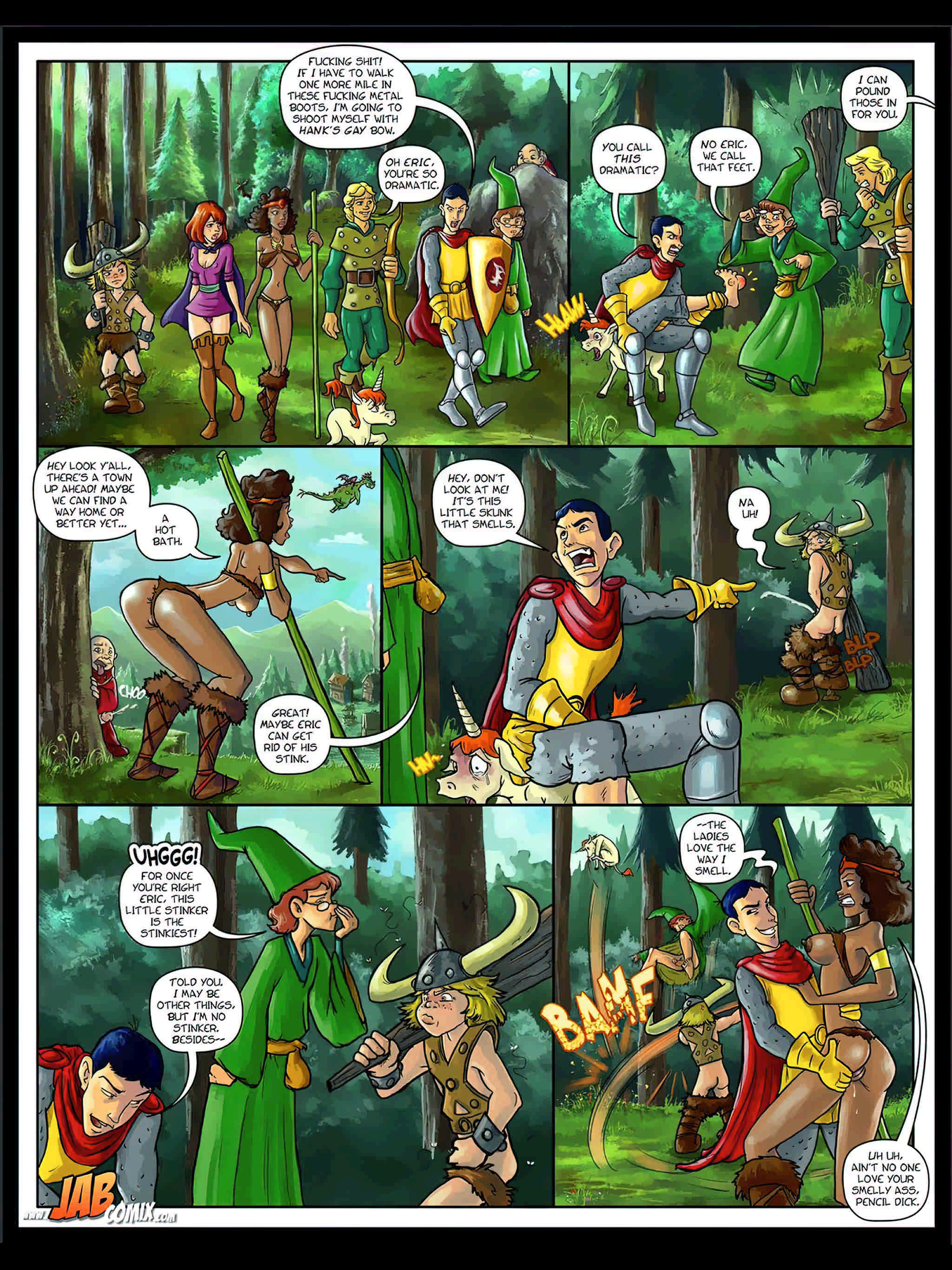 Da Younguns N’ Dragons [JabComix], Da Younguns N' Dragons I, page 2 of 26