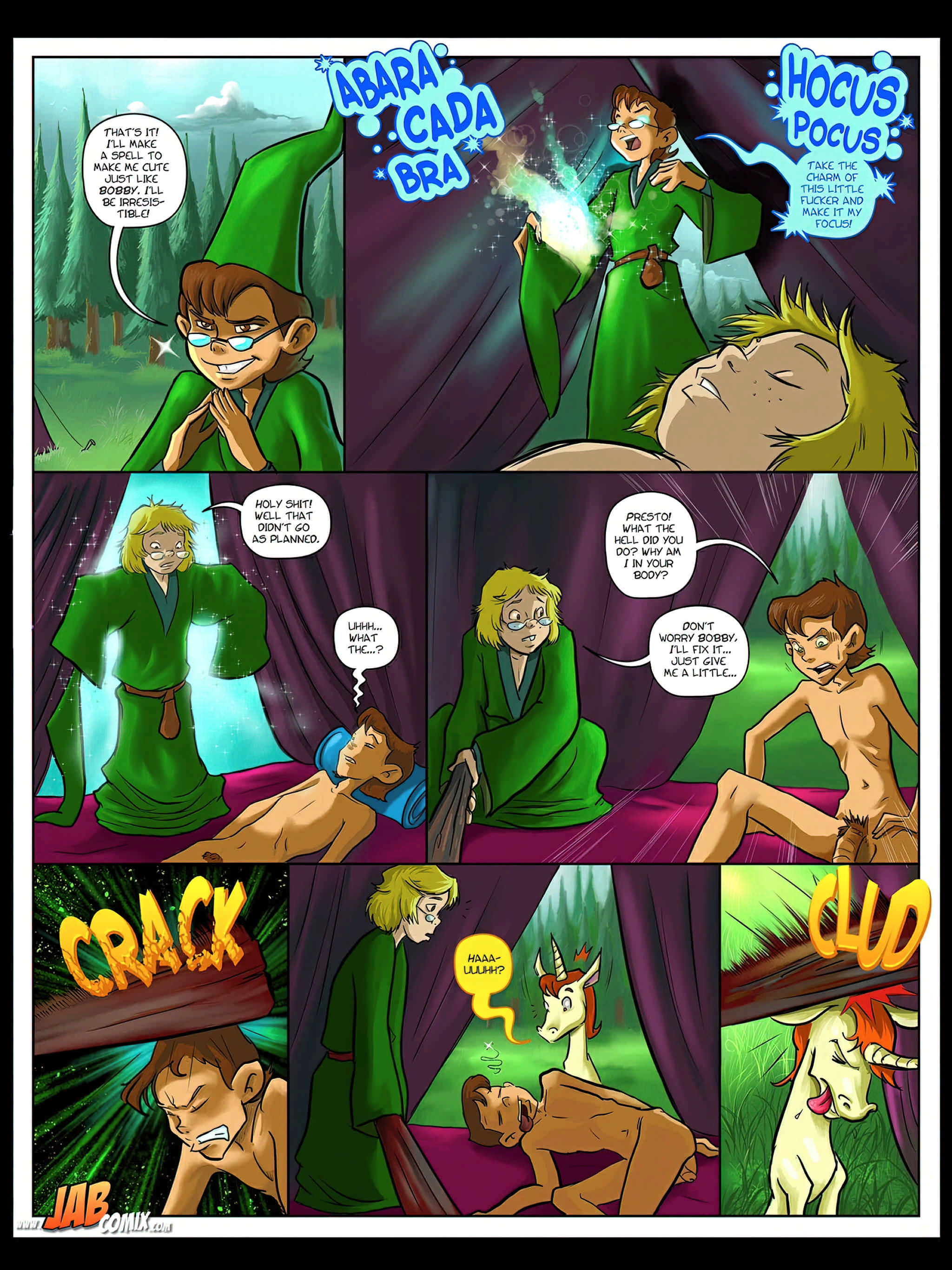 Da Younguns N’ Dragons [JabComix], Da Younguns N' Dragons I, page 12 of 26