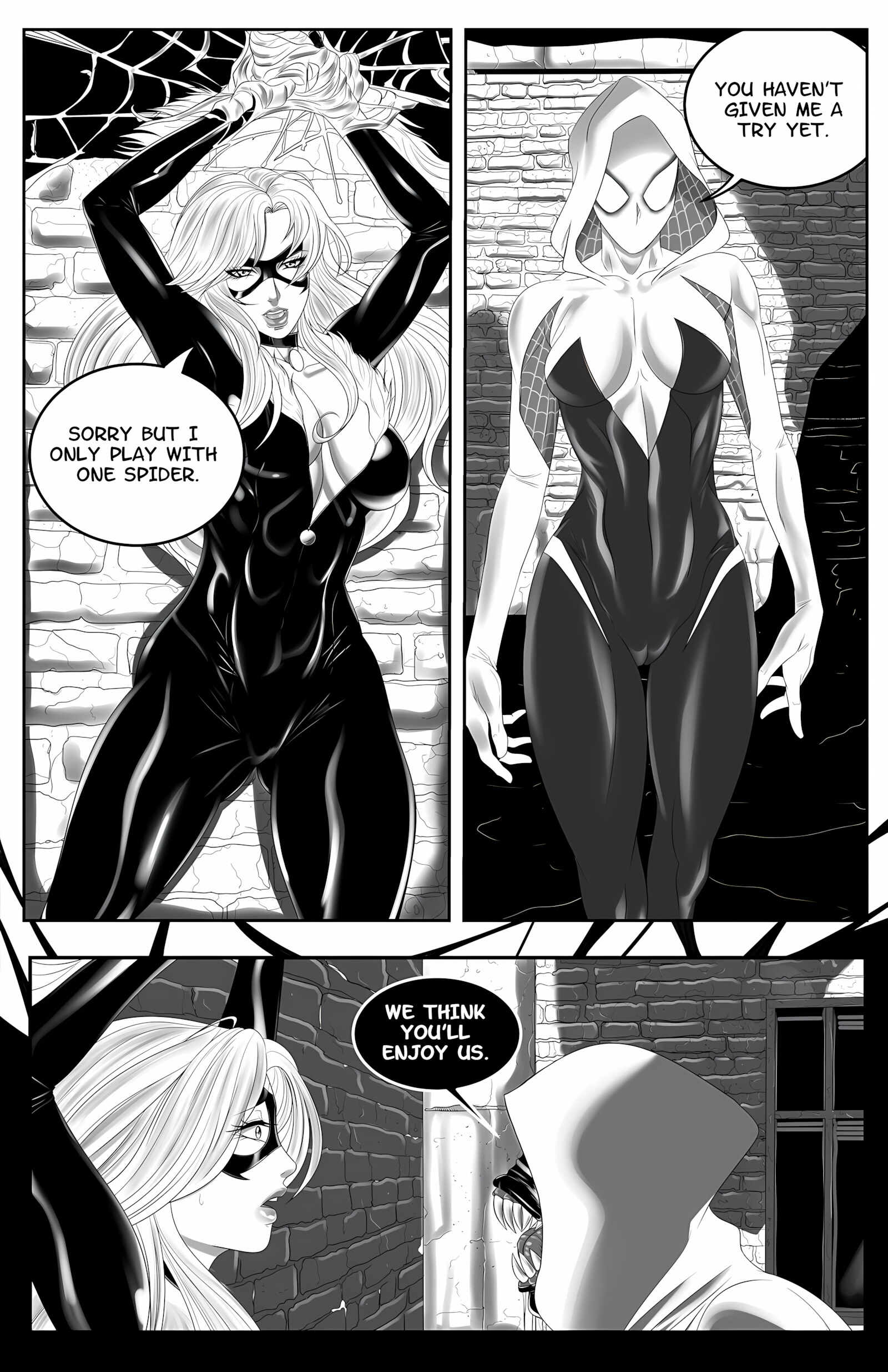 Felicia’s Spider-Problem (Spider-Man) [Naranjou], Felicia's Spider-Problem (Spider-Man), page 1 of 11