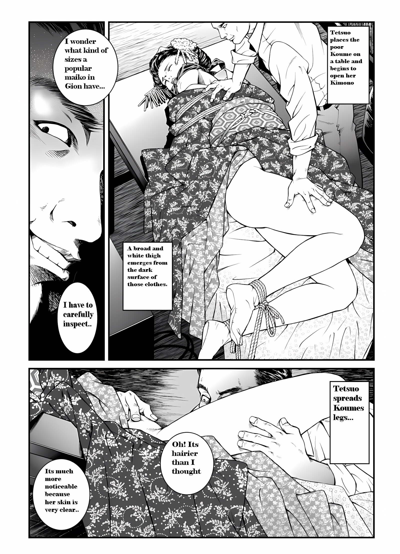 Female Criminal Tetsuo 1 Gion Maiko Kidnapping [Usagine Kobo], Female Criminal Tetsuo 1 Gion Maiko Kidnapping, page 5 of 24