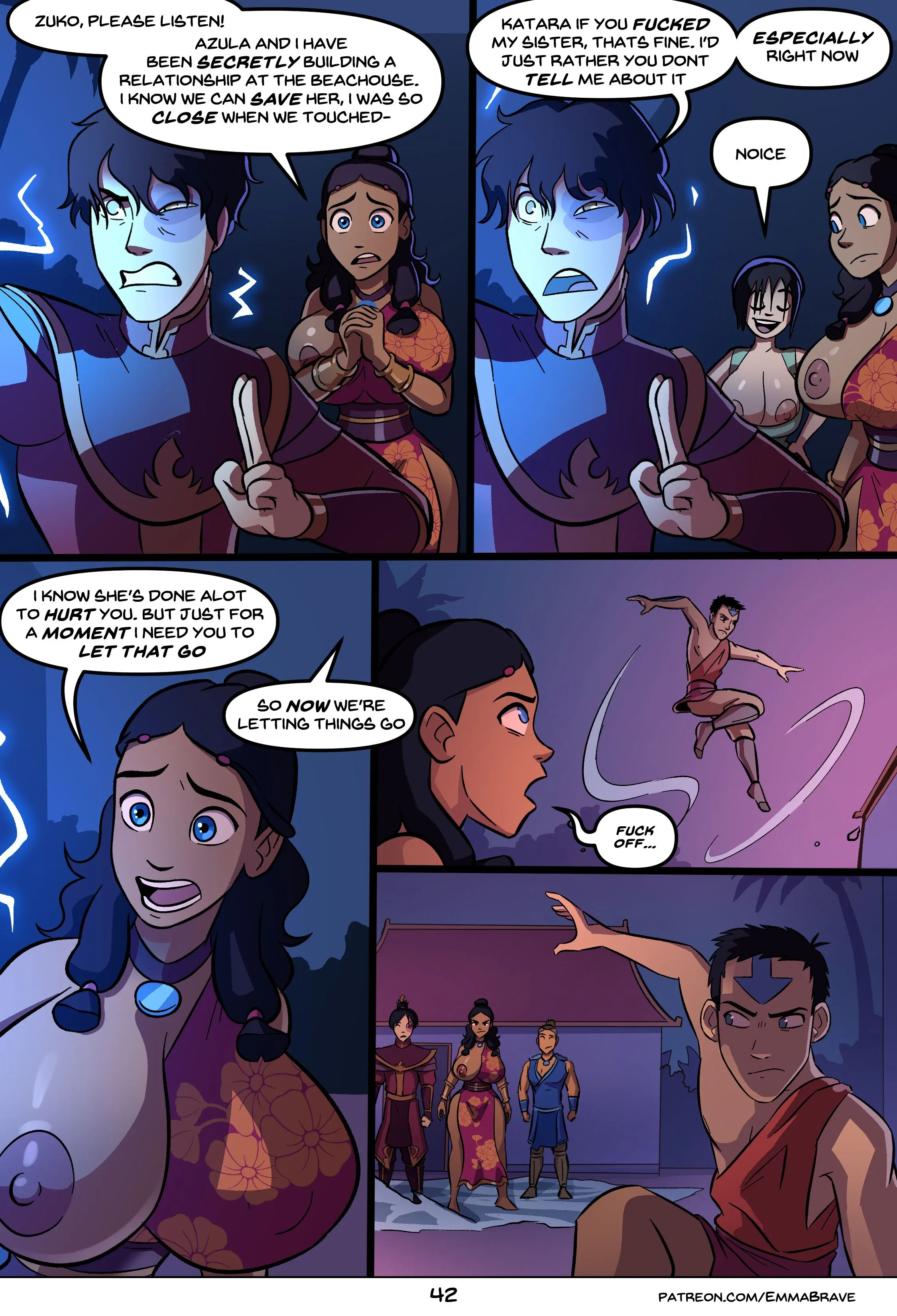After Avatar [EmmaBrave], 4 . After Avatar - Chapter 4 (Avatar The Last Airbender), page 44 of 61