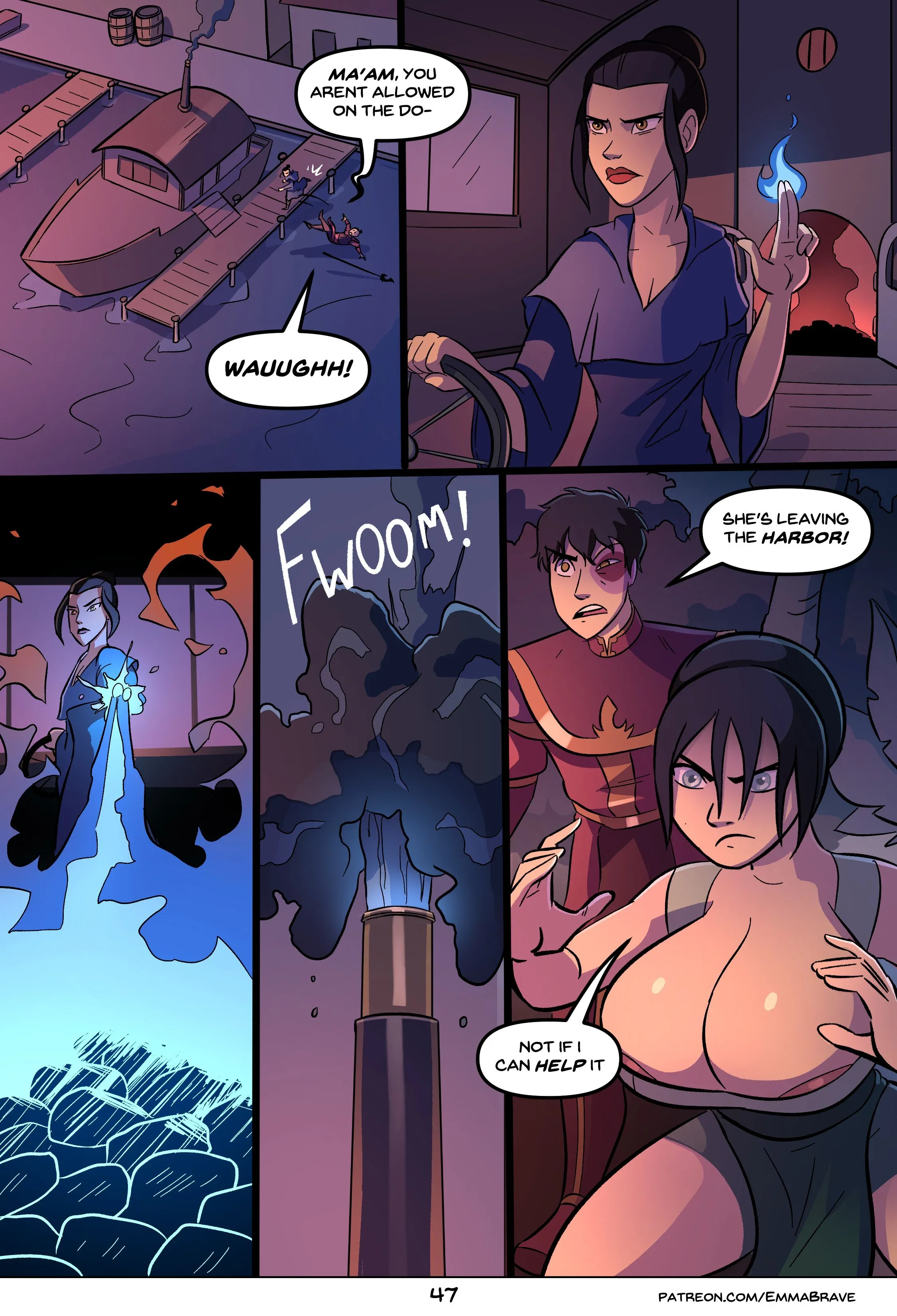After Avatar [EmmaBrave], 4 . After Avatar - Chapter 4 (Avatar The Last Airbender), page 49 of 61