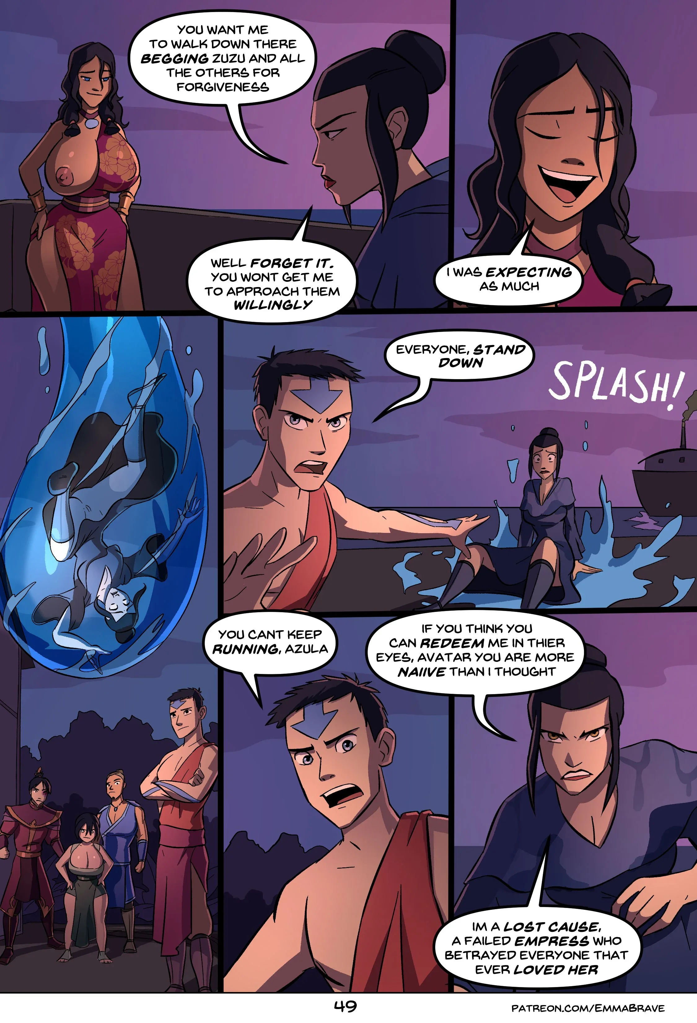 After Avatar [EmmaBrave], 4 . After Avatar - Chapter 4 (Avatar The Last Airbender), page 51 of 61
