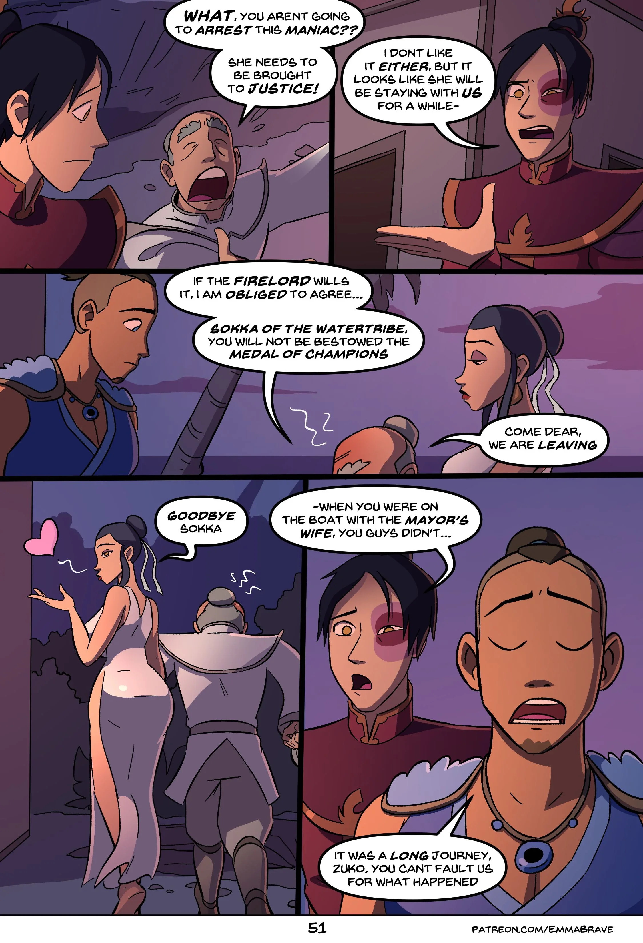 After Avatar [EmmaBrave], 4 . After Avatar - Chapter 4 (Avatar The Last Airbender), page 53 of 61