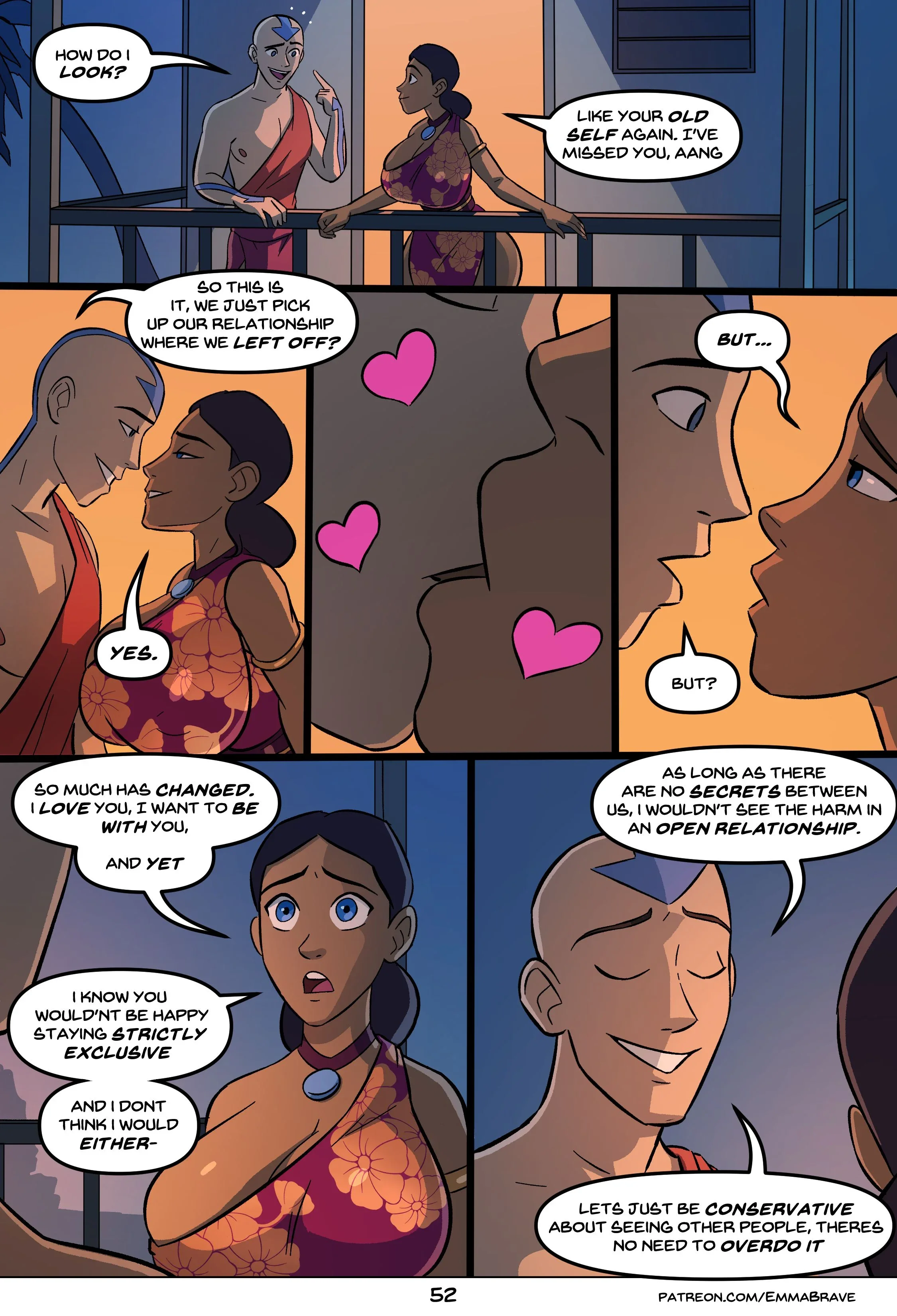 After Avatar [EmmaBrave], 4 . After Avatar - Chapter 4 (Avatar The Last Airbender), page 54 of 61