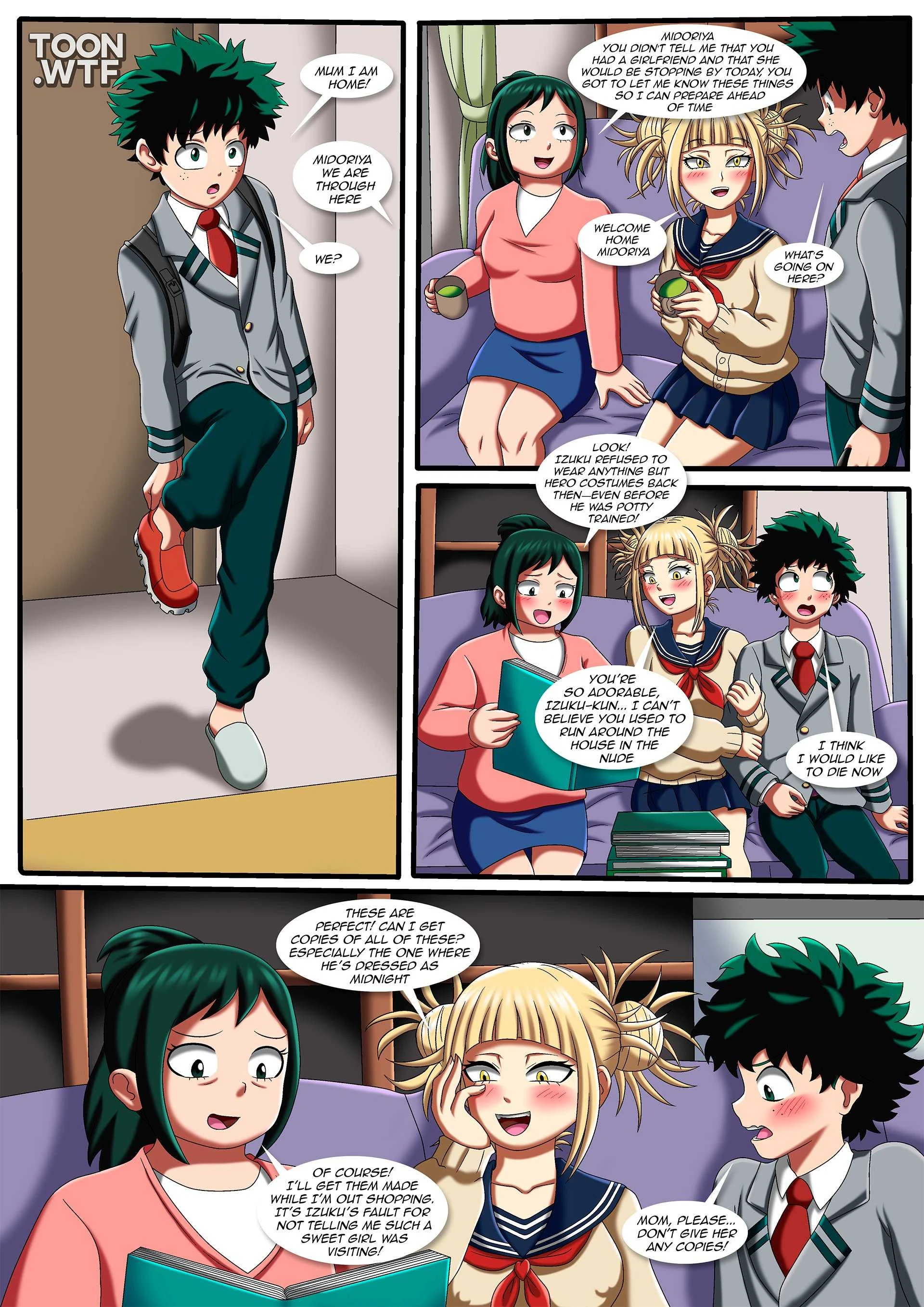 Help! There Is a Yandere in My House! (My Hero Academia) [PalComix], 1 . Help! There Is a Yandere in My House! - (My Hero Academia) [PalComix], page 2 of 9