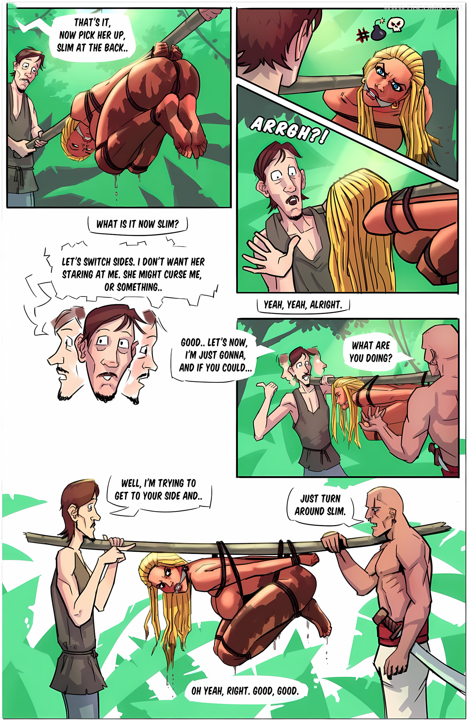 Jayla – Peril In The Jungle [DBComix], Jayla - Peril In The Jungle, page 11 of 14