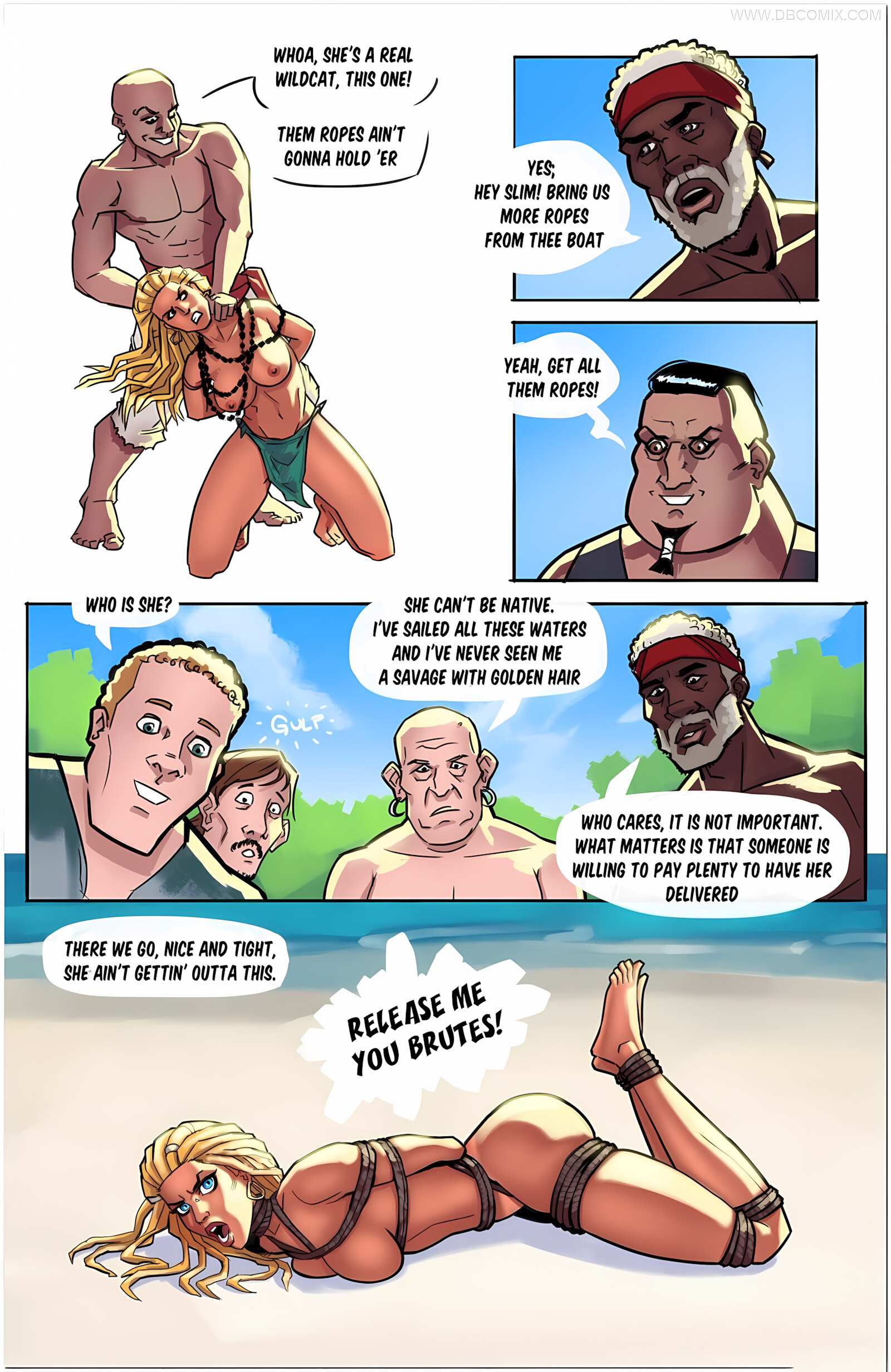 Jayla – Peril In The Jungle [DBComix], Jayla - Peril In The Jungle, page 4 of 14