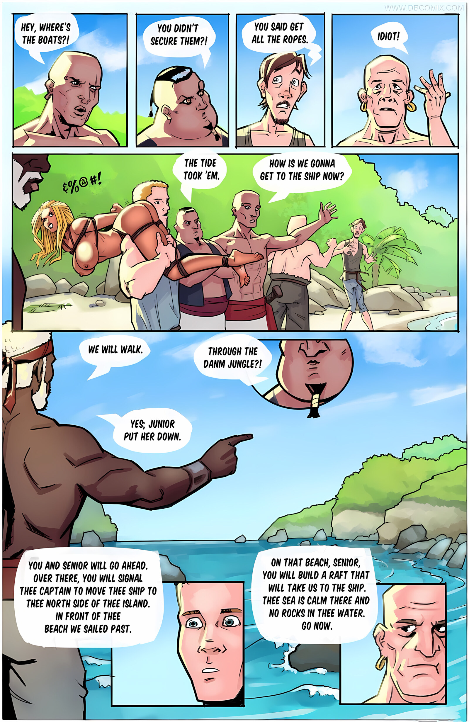 Jayla – Peril In The Jungle [DBComix], Jayla - Peril In The Jungle, page 6 of 14