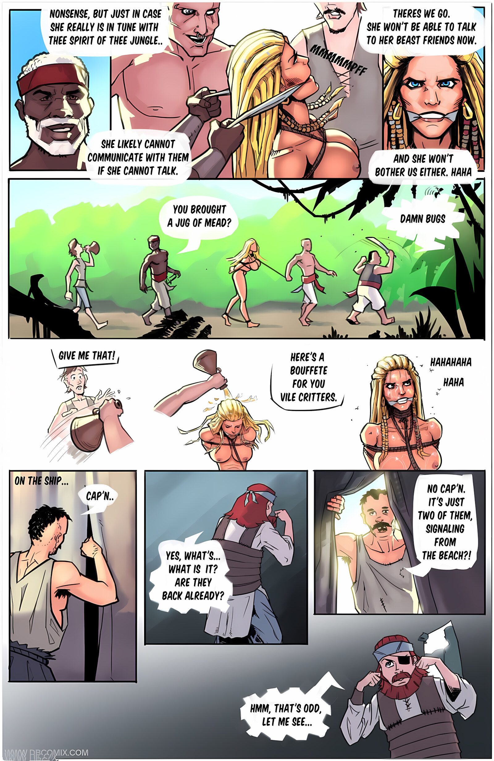 Jayla – Peril In The Jungle [DBComix], Jayla - Peril In The Jungle, page 8 of 14