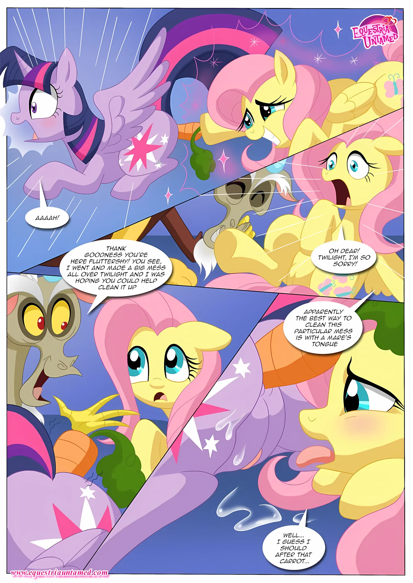 Libraries Are Supposed To Be Quiet (My Little Pony – Friendship Is Magic), 1 . Libraries Are Supposed To Be Quiet - (My Little Pony - Friendship Is Magic) [PalComix], page 12 of 17