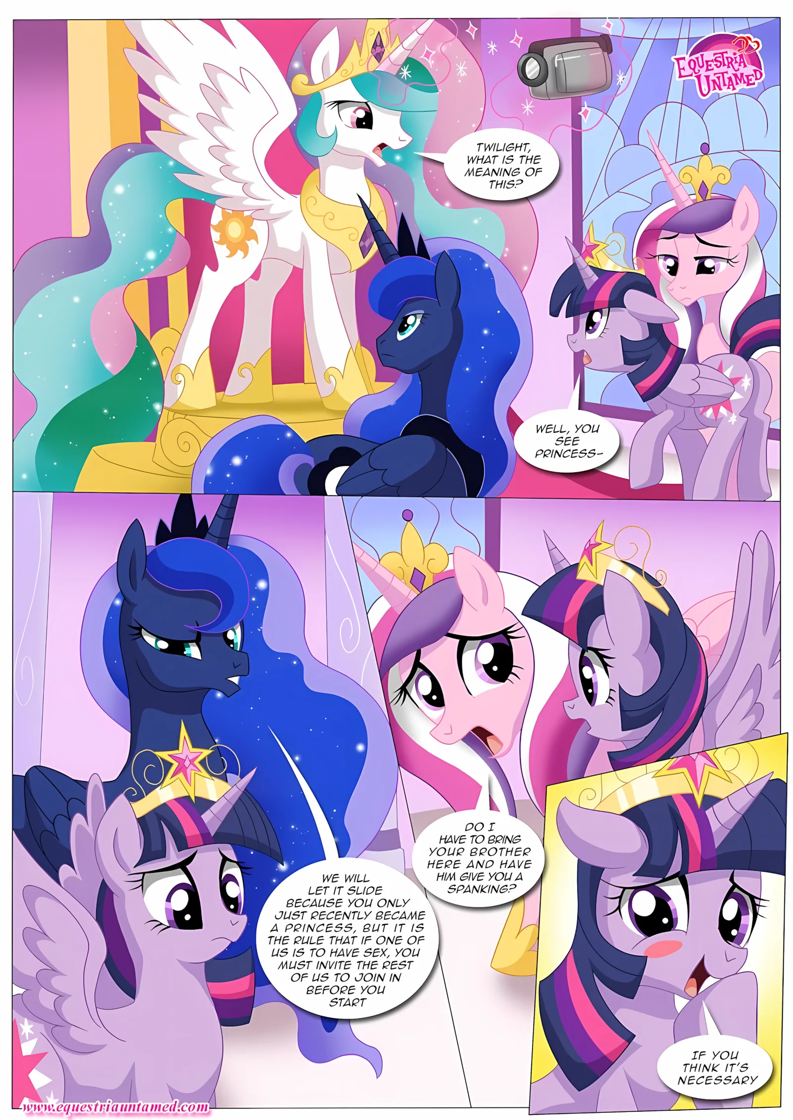 Libraries Are Supposed To Be Quiet (My Little Pony – Friendship Is Magic), 1 . Libraries Are Supposed To Be Quiet - (My Little Pony - Friendship Is Magic) [PalComix], page 17 of 17