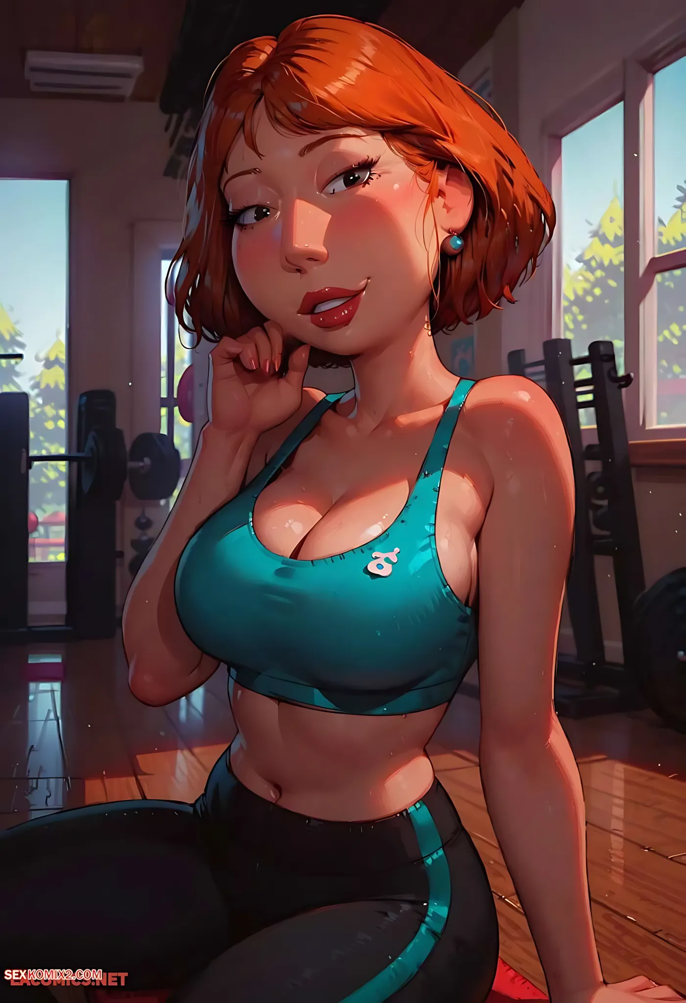 Lois and Her Personal Trainer [LowFireStudios], 1. Lois and Her Personal Trainer [Family Guy], page 1 of 96
