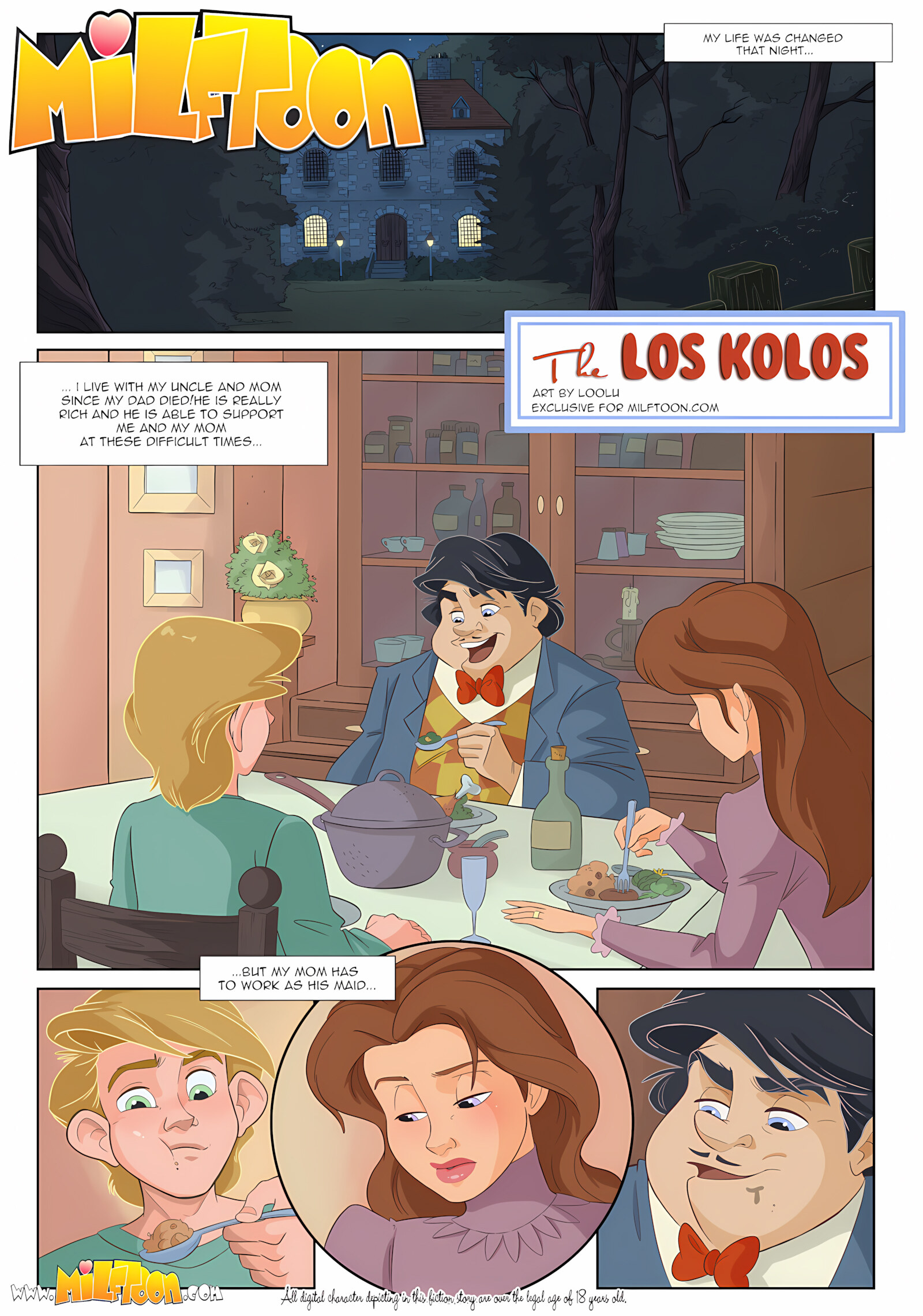 Los Kolos [Milftoon], Los Kolos, page 1 of 10