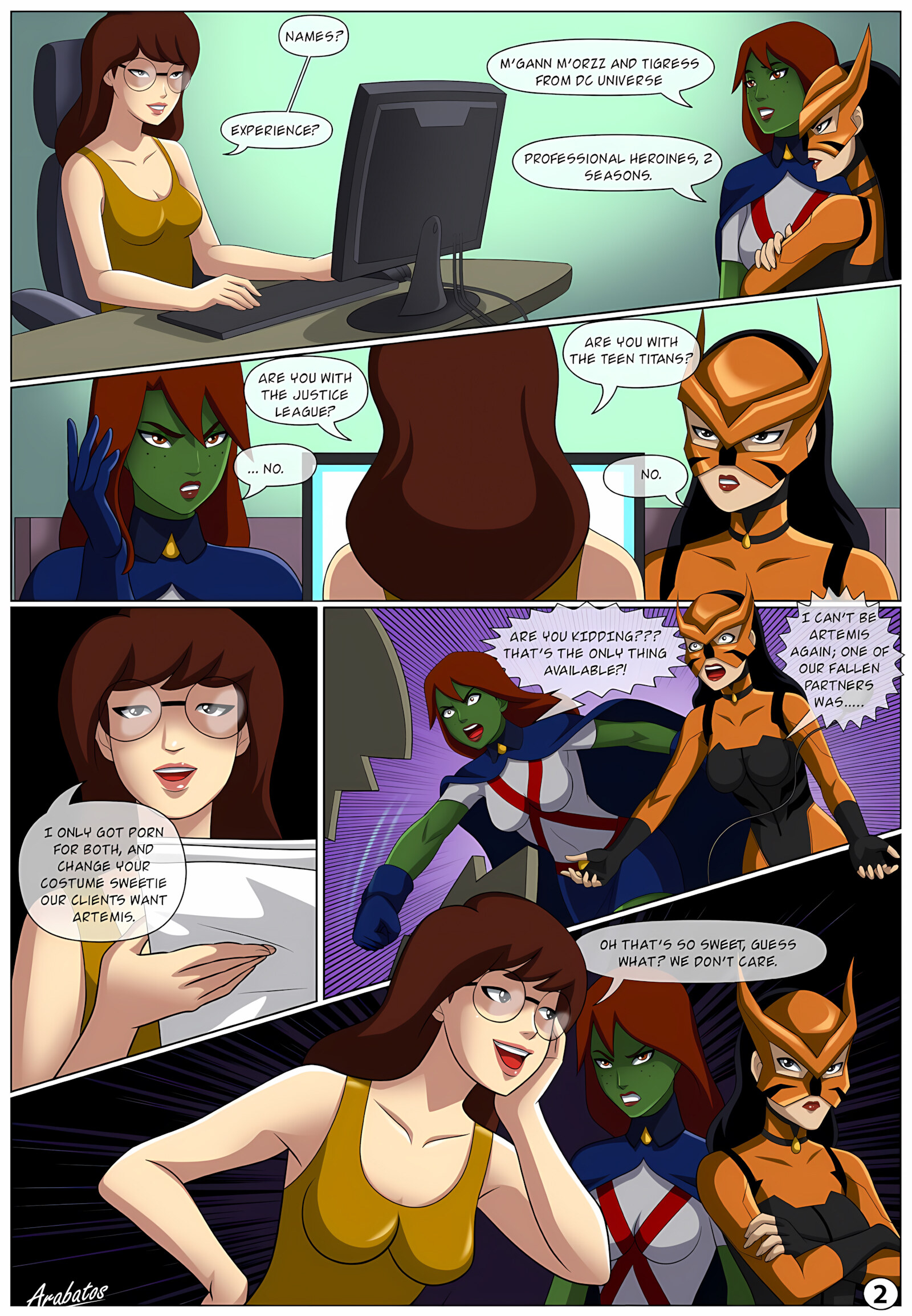 Low Class Heroines [Arabatos], Low Class Heroines, page 2 of 16