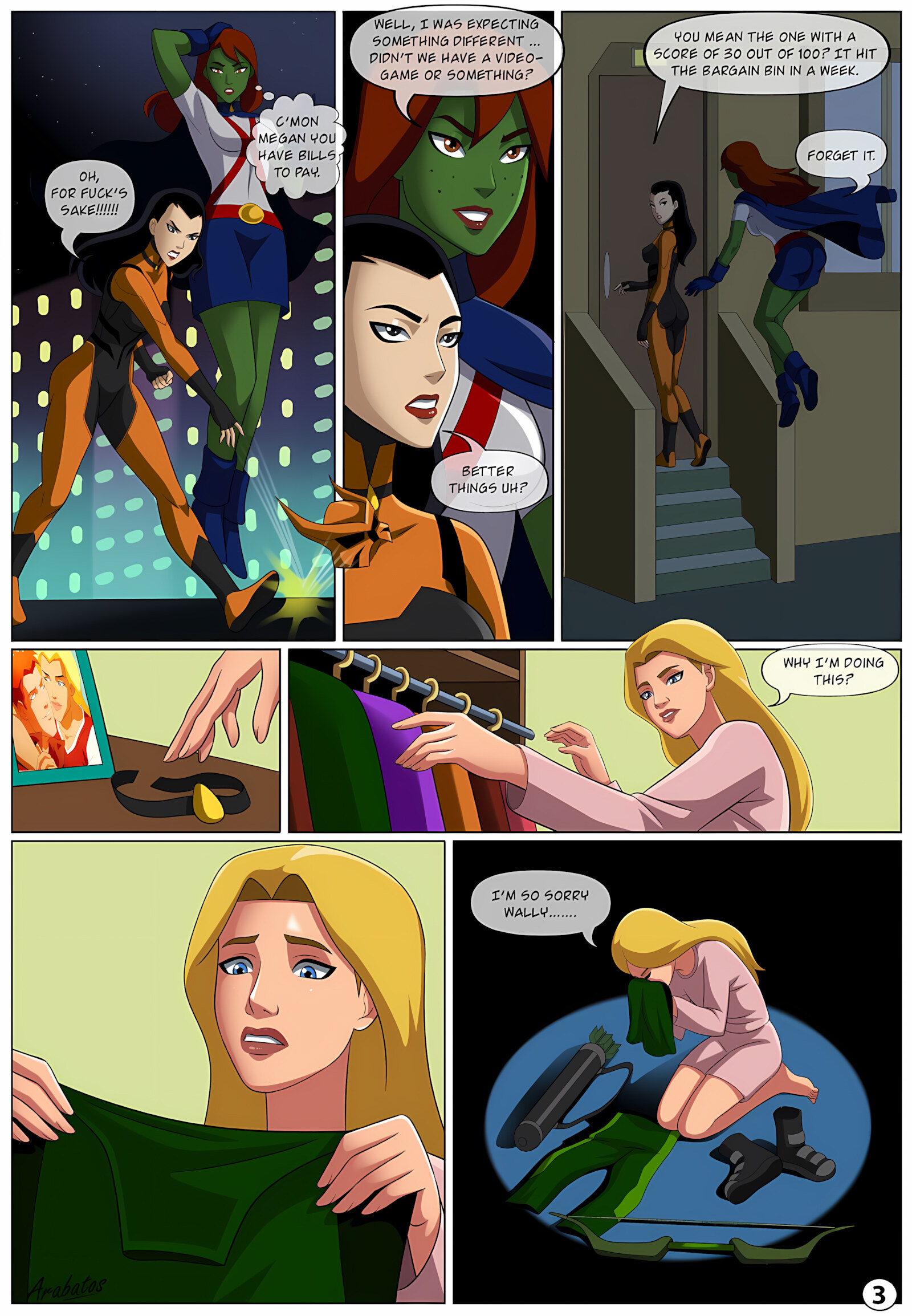 Low Class Heroines [Arabatos], Low Class Heroines, page 3 of 16