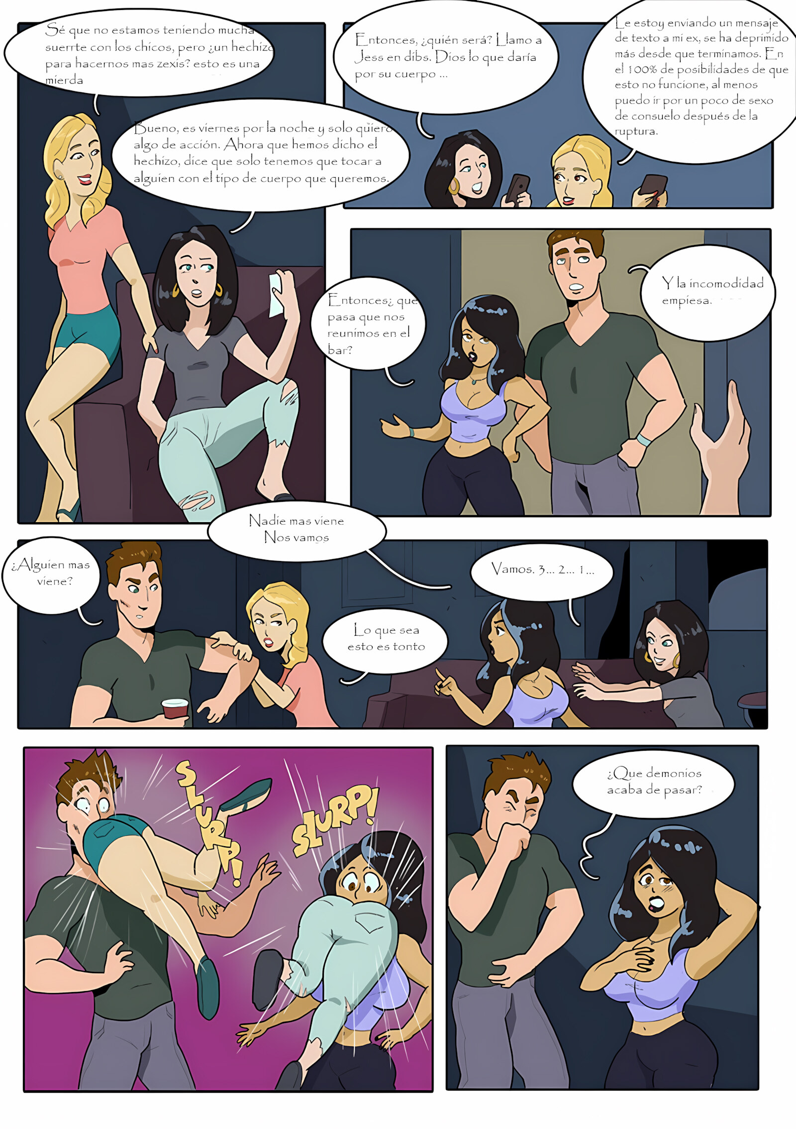 Lucky Night [Darkoshen], Lucky Night, page 1 of 4