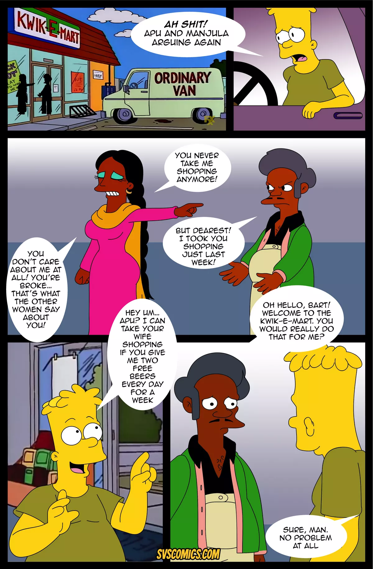 Manjula’s Little Secret [The Simpsons], 1. Manjula's Little Secret - Chapter 1, page 3 of 32