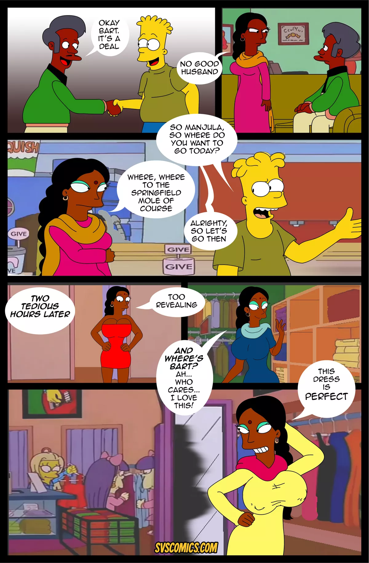 Manjula’s Little Secret [The Simpsons], 1. Manjula's Little Secret - Chapter 1, page 4 of 32
