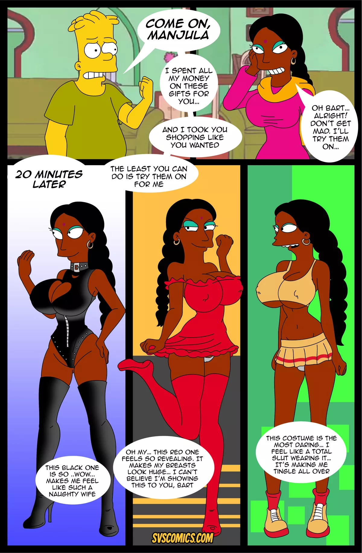 Manjula’s Little Secret [The Simpsons], 1. Manjula's Little Secret - Chapter 1, page 6 of 32