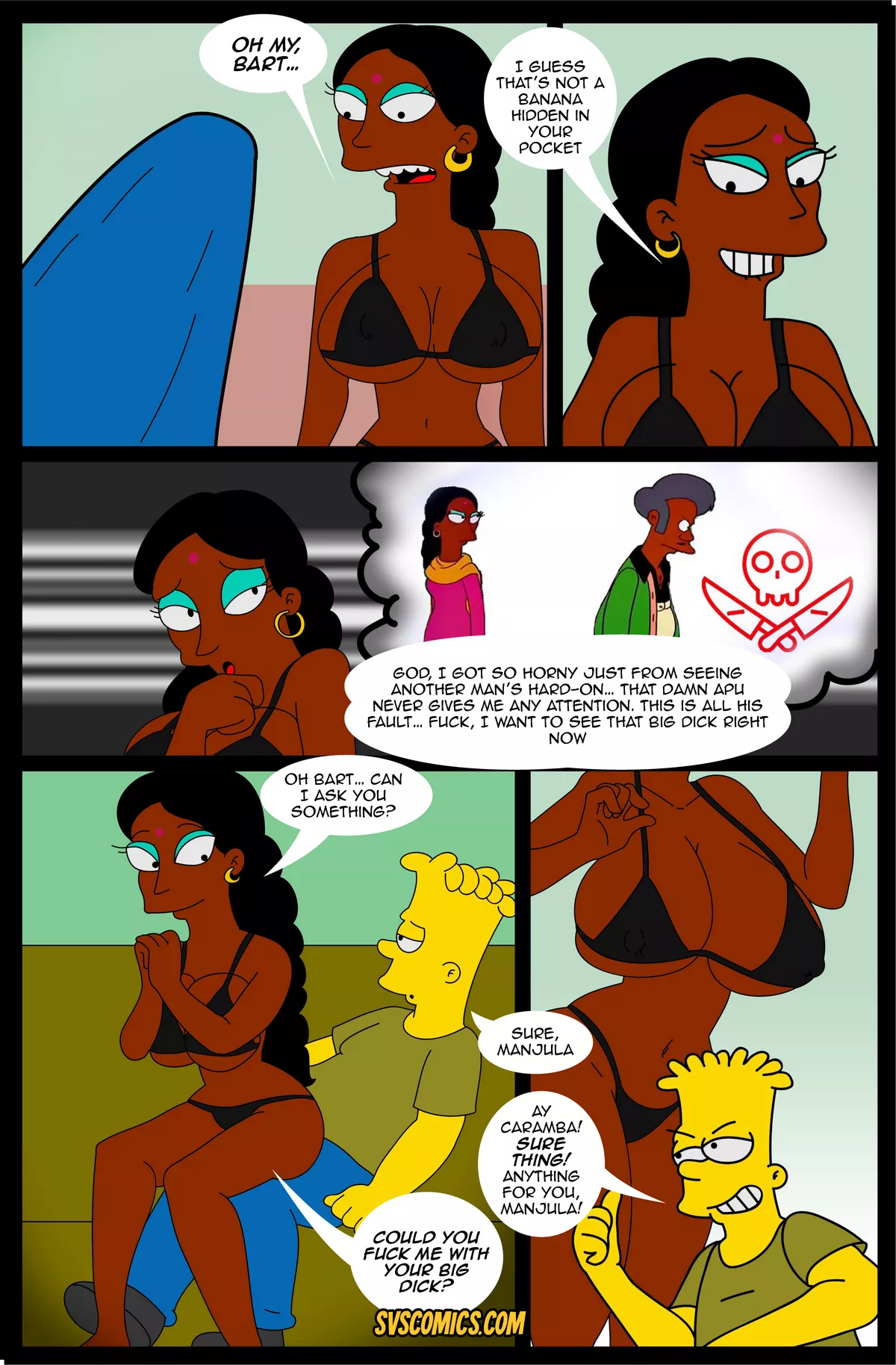 Manjula’s Little Secret [The Simpsons], 1. Manjula's Little Secret - Chapter 1, page 7 of 32