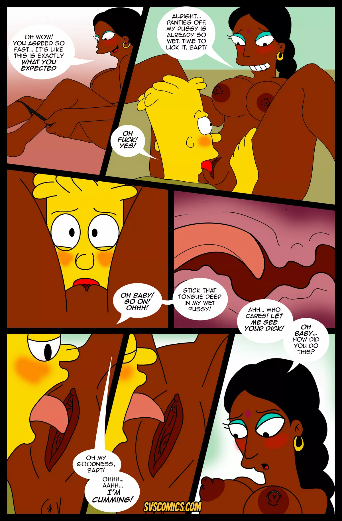 Manjula’s Little Secret [The Simpsons], 1. Manjula's Little Secret - Chapter 1, page 8 of 32