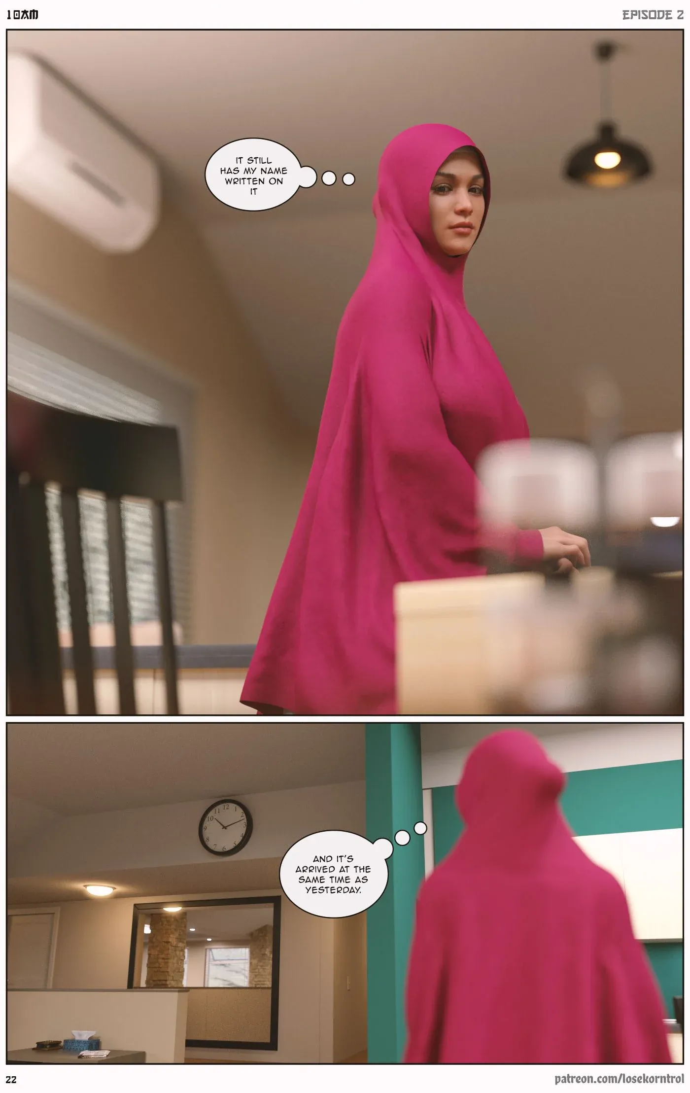 10 AM, 2 . 10 AM - Chapter 2 [LoseKorntrol, Hijab 3DX], page 22 of 50