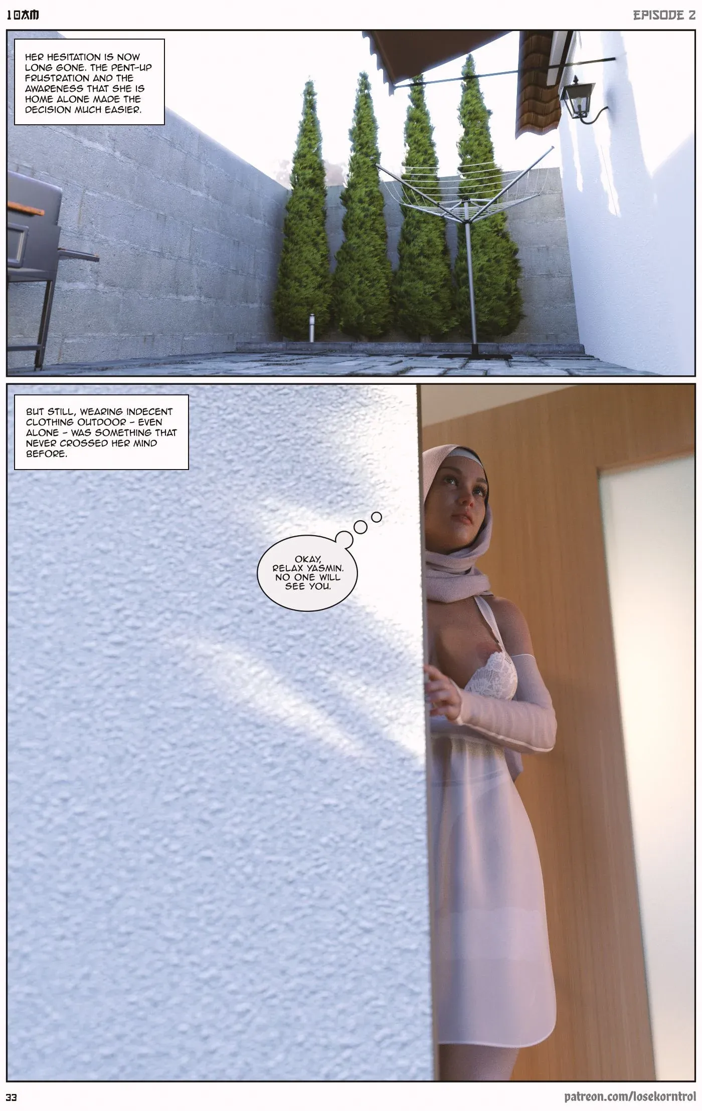 10 AM, 2 . 10 AM - Chapter 2 [LoseKorntrol, Hijab 3DX], page 33 of 50