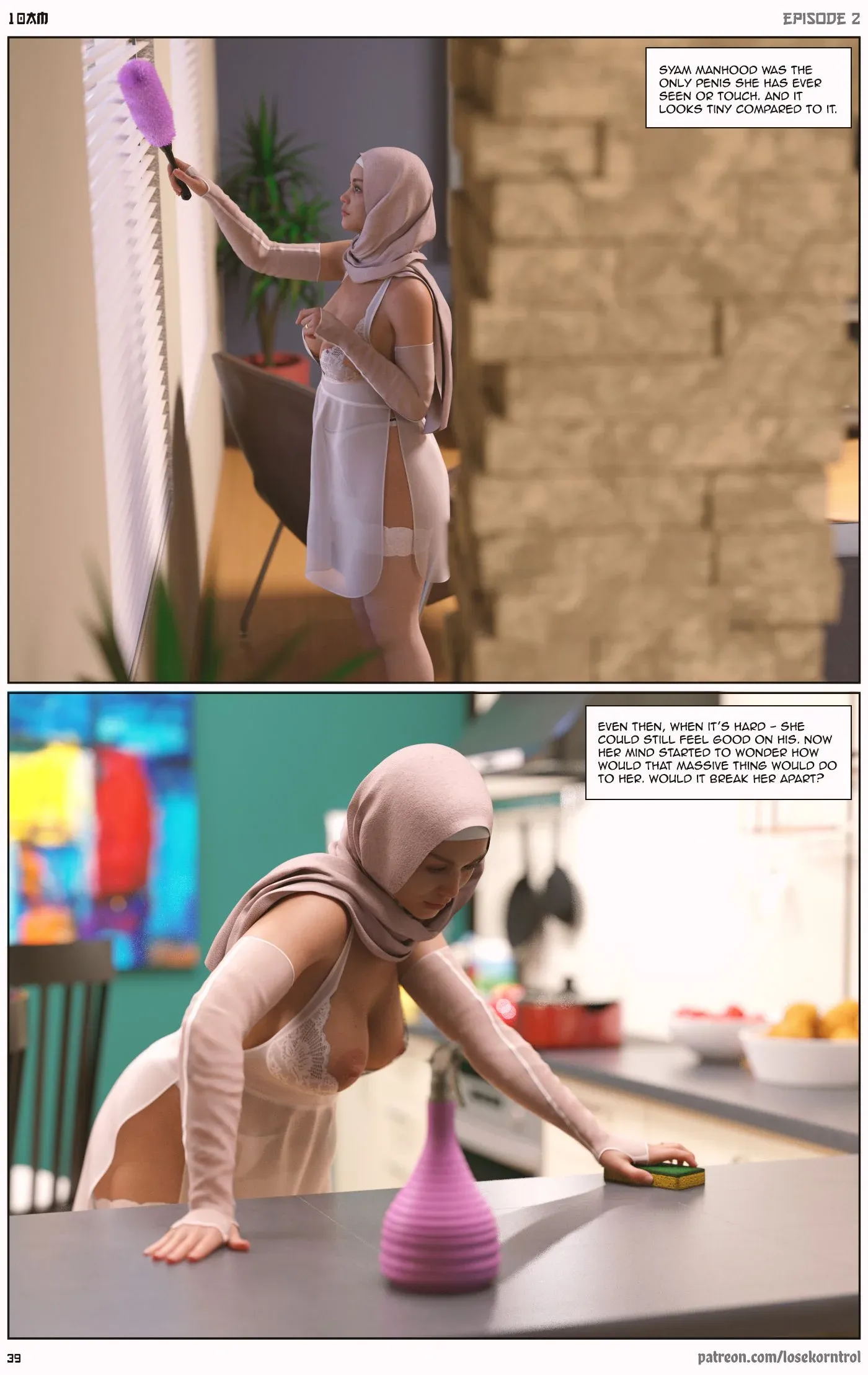 10 AM, 2 . 10 AM - Chapter 2 [LoseKorntrol, Hijab 3DX], page 39 of 50