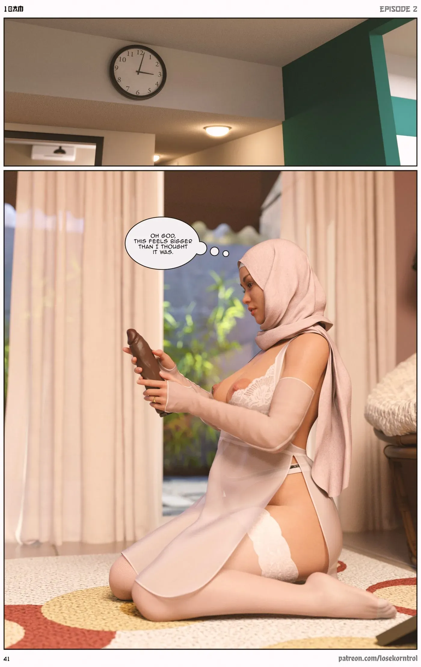 10 AM, 2 . 10 AM - Chapter 2 [LoseKorntrol, Hijab 3DX], page 41 of 50