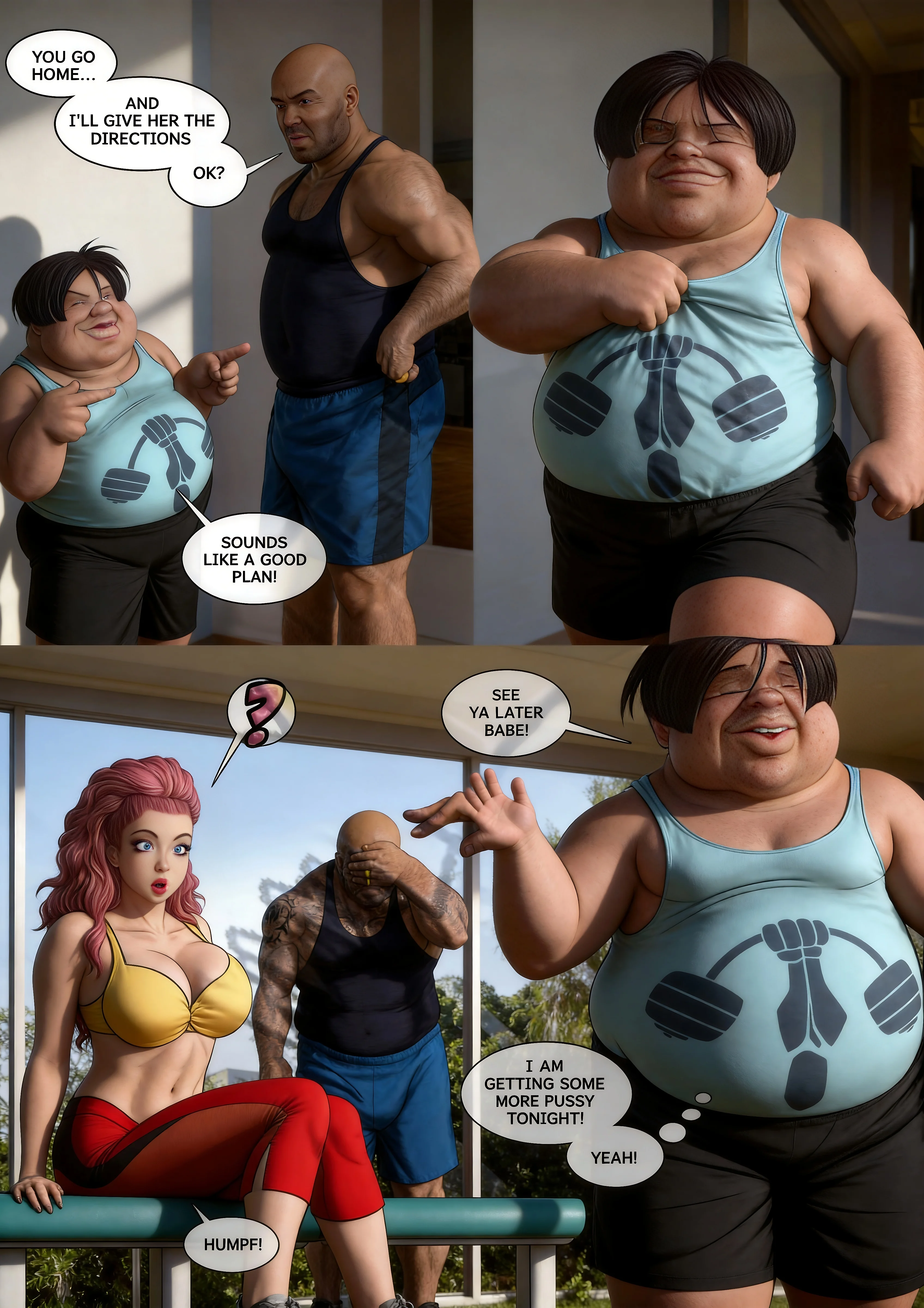 Milftoon – No internet (AI Remastered), 2. No internet - Part 2 (AI Gen), page 5 of 23