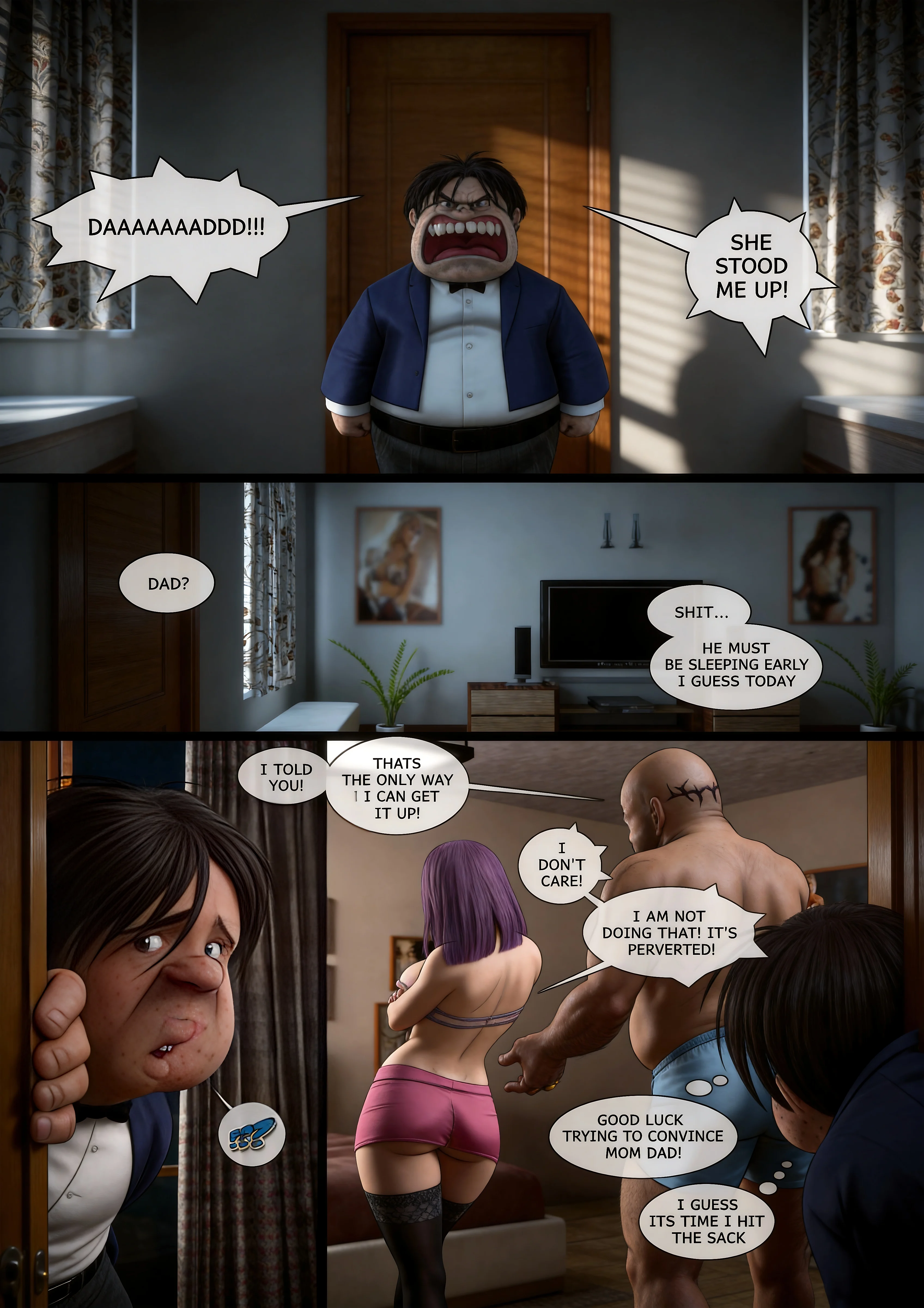 Milftoon – No internet (AI Remastered), 2. No internet - Part 2 (AI Gen), page 6 of 23
