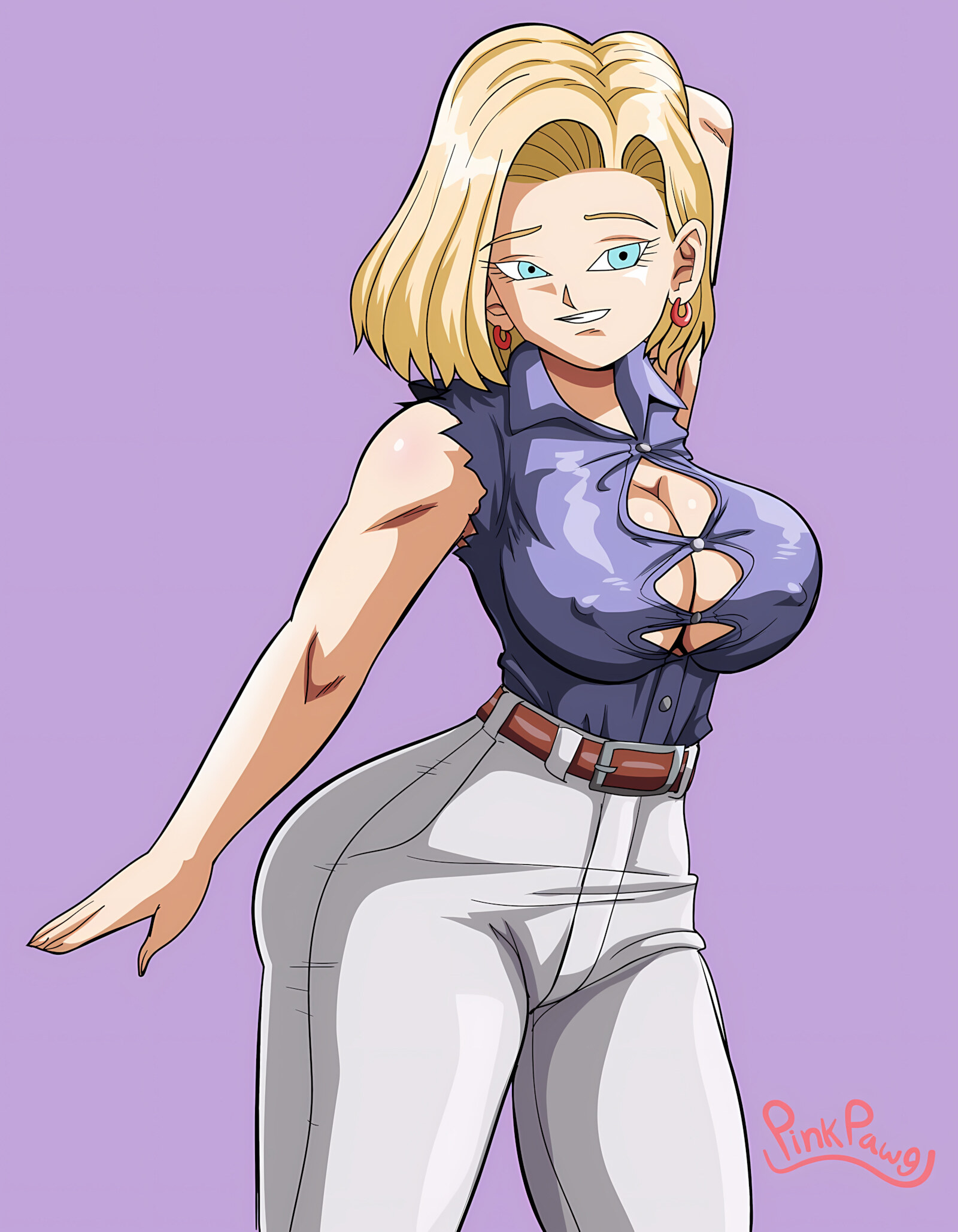 Android 18 Is Alone! [Pink Pawg], Android 18 Is Alone!, page 8 of 8